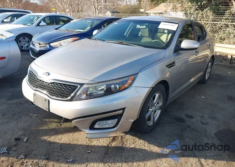 2015 Kia Optima Lx z USA, uszkodzony, nr VIN 5XXGM4A7XFG467424